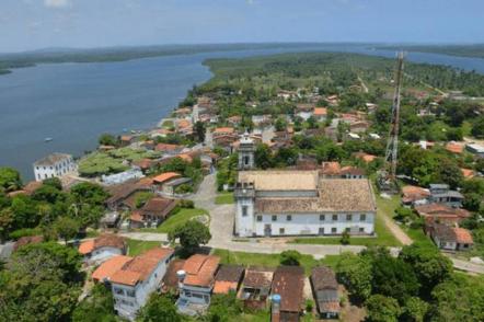 Vista aérea da cidade de Jaguaripe - Foto: Ramon Andrade