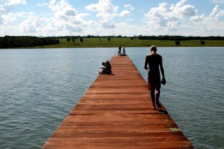 Pier no Lago Azul - Foto: Silvio Quirino - Goiás Turismo