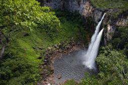 Salto do Rio Preto (Alto Paraiso) Foto: Silvio Quirino-Goiás Turismo