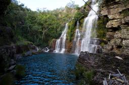 Cachoeira almecegas (Alto Paraiso) Foto: Silvio Quirino-Goiás Turismo