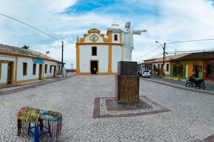 Praça NSa da Ajuda - Arraial D'Ajuda - Ba - Foto: Marcio Filho