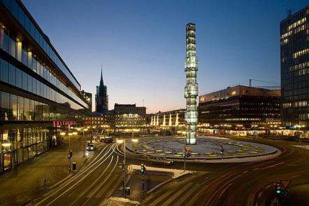 Praça de Sergels Torg Distrito de Klara - Foto: Michael Krautwasse (Licenca-cc-by-sa-3.0)