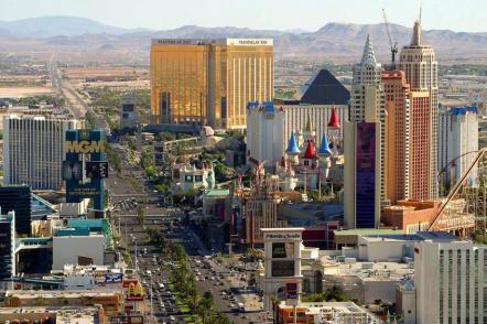 Vista panoramica de las Vegas Strip - Foto: Dominio publico